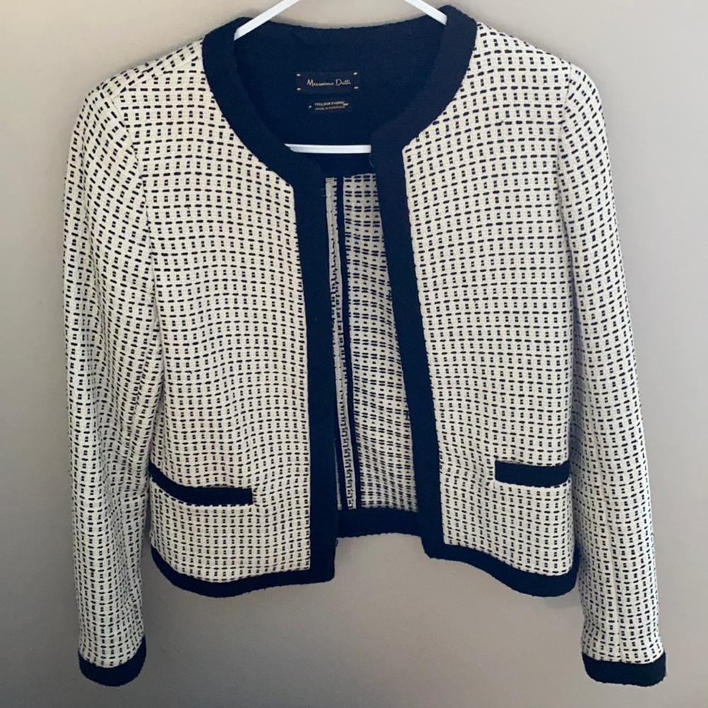NWOT tweed cropped blazer